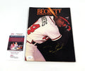 Deion Sanders Signed 1992 Beckett Baseball Card Magazine Braves JSA Auto CA44730