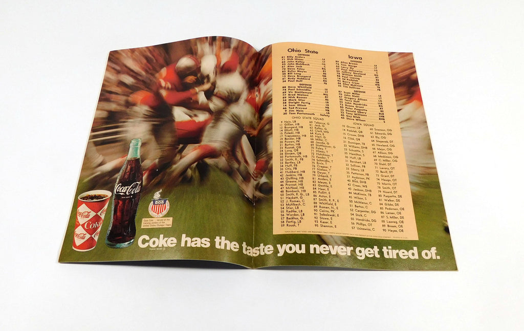 1967 Iowa at Ohio State College Football Program 11-18-67 Pic2