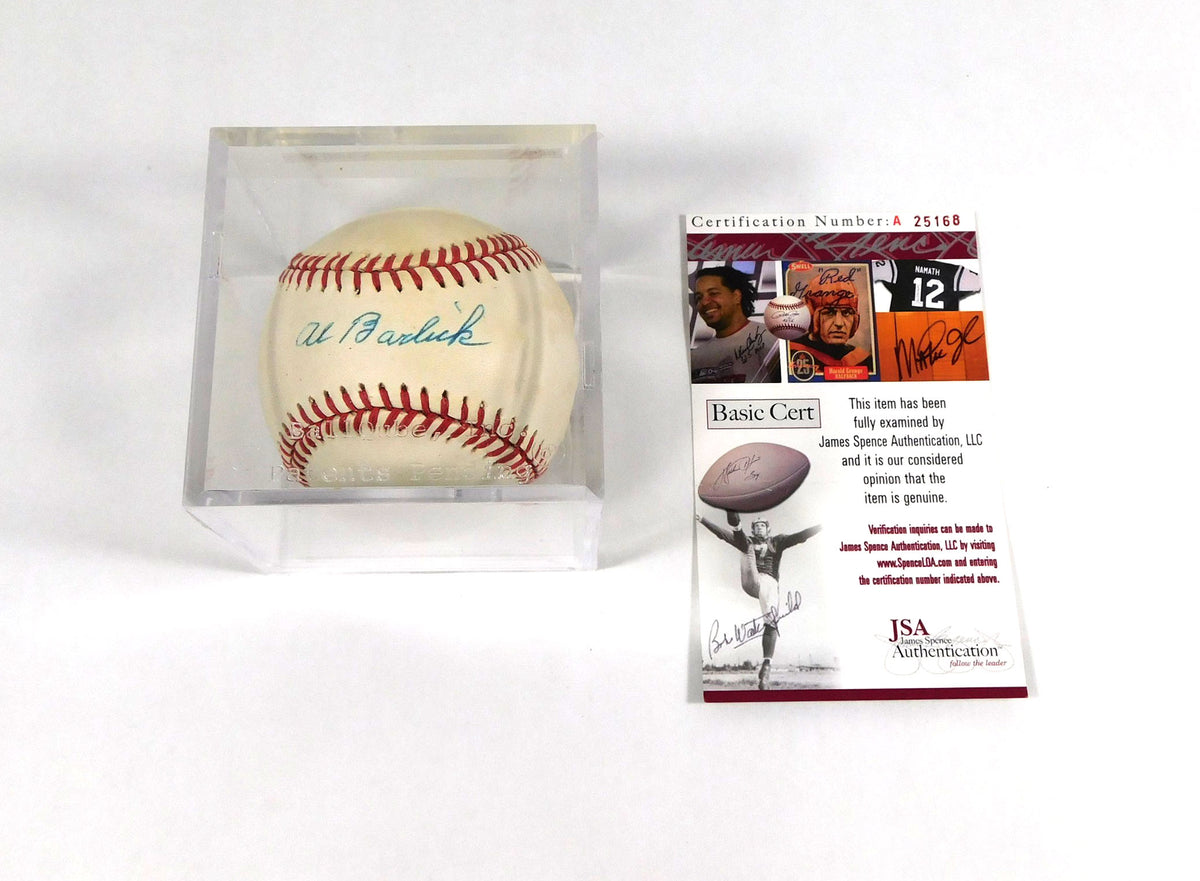 Al Barlick Signed Official ONL Baseball JSA Auto
