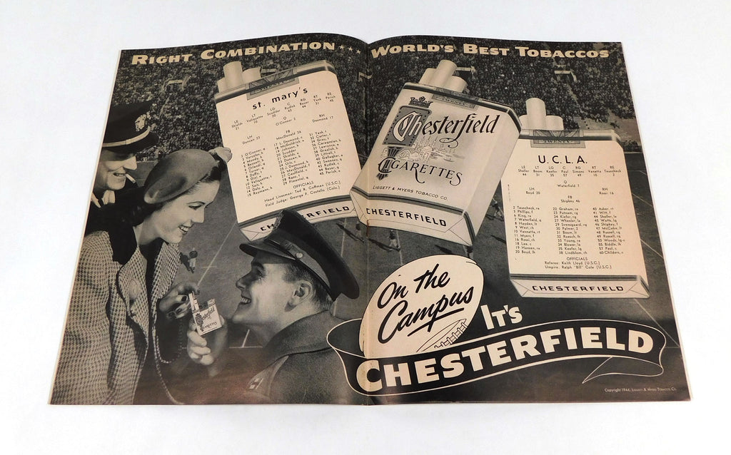 1944 St. Mary's (CA) at UCLA College Football Program 10-14-44 Pic2