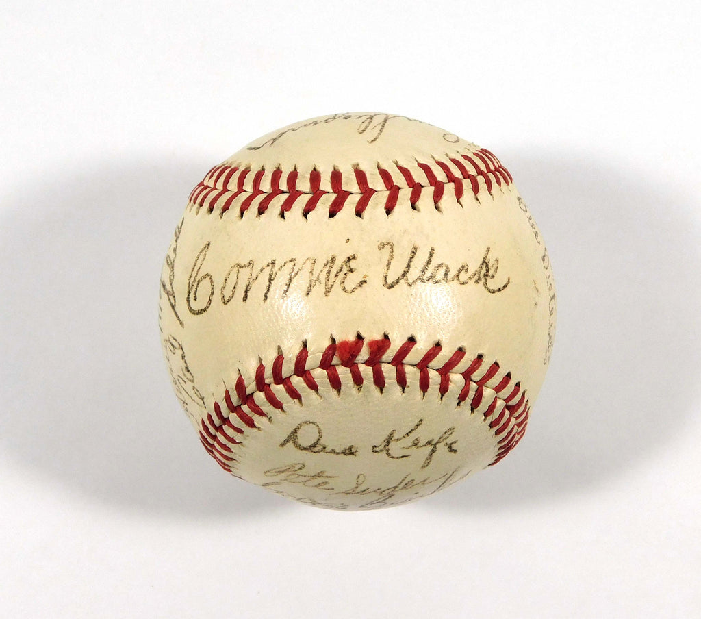 1947 Philadelphia A's Team Signed League Baseball 20 JSA Autos Connie Mack++ Pic2