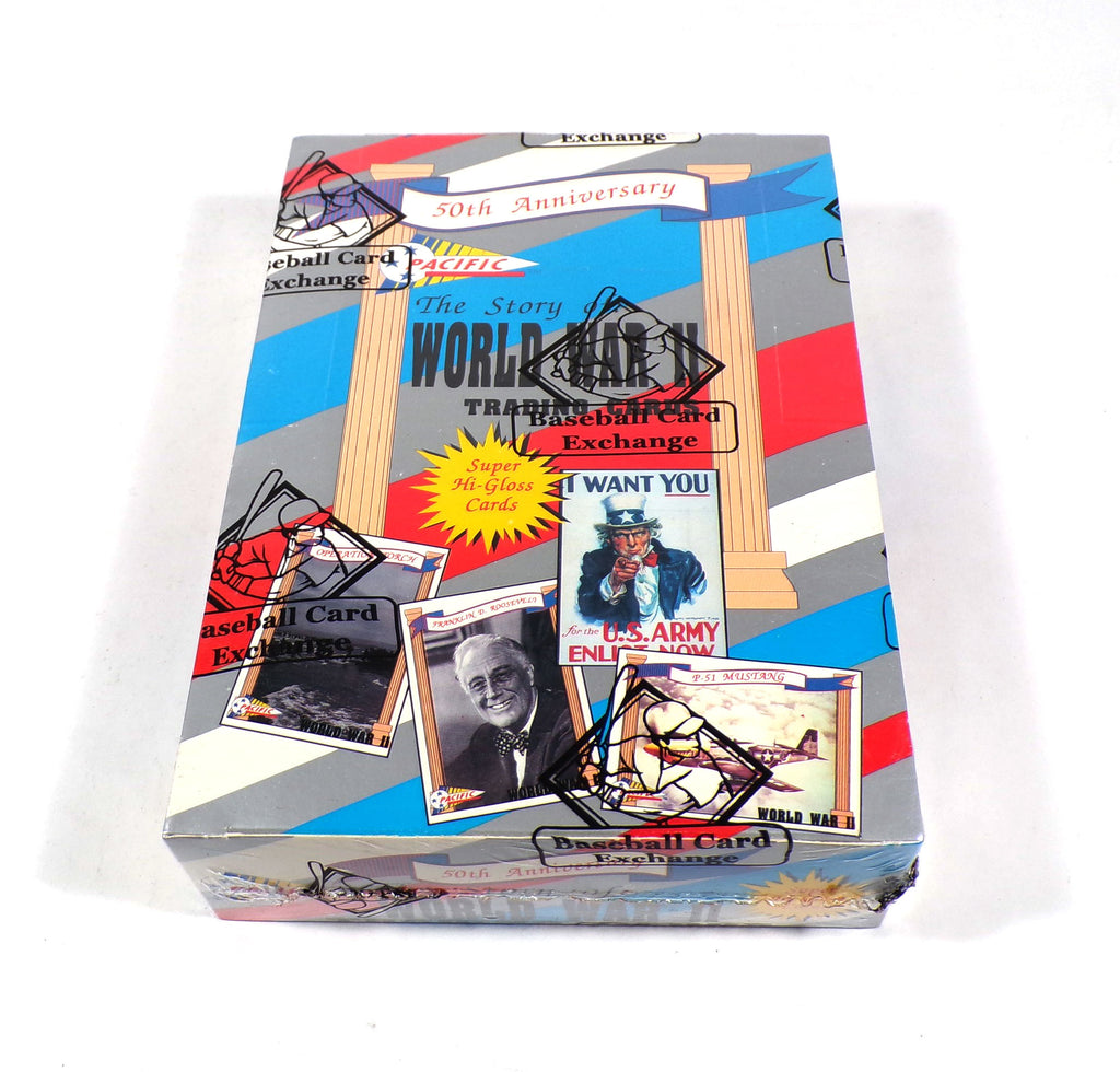 1992 Pacific The Story of World War 2 Box (36 Pks) BBCE Wrapped FASC Sealed Case