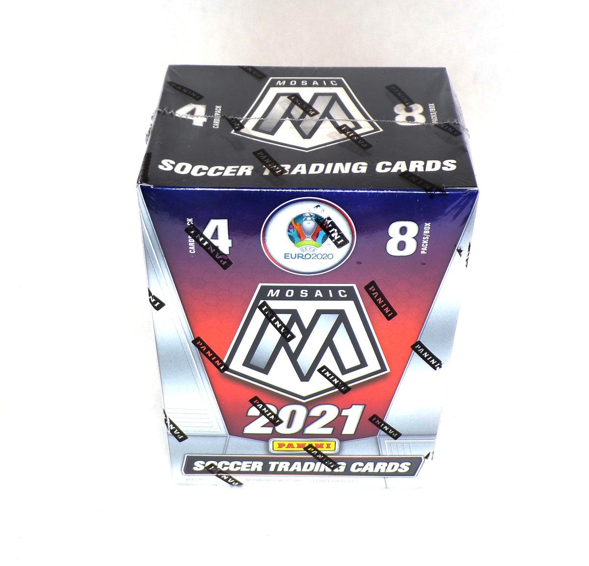2021 Panini Mosaic Soccer Blaster Box Sealed (8 Packs) Orange Fluorescent