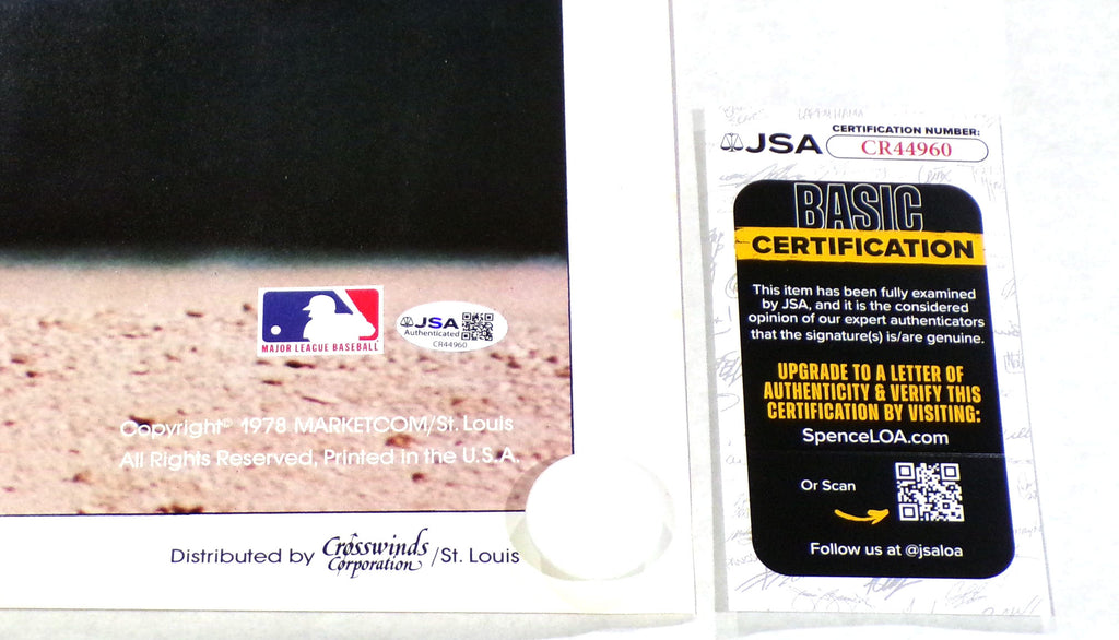 Jim Palmer Signed 23x35 Baseball Poster w/ Inscription HOF 90 Orioles JSA Auto Pic2