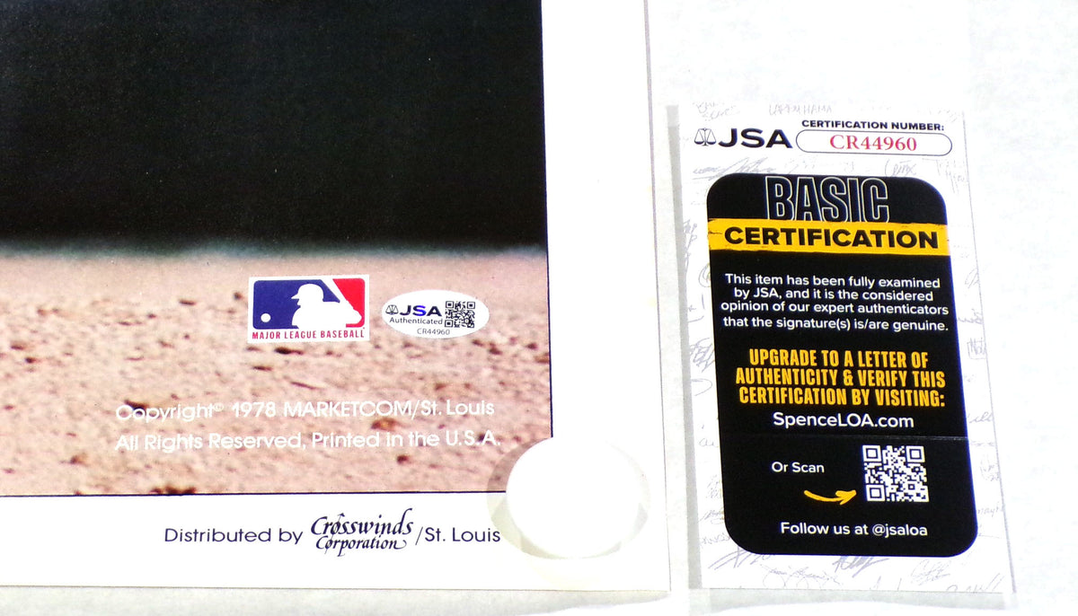 Jim Palmer Signed 23x35 Baseball Poster w/ Inscription HOF 90 Orioles JSA Auto Pic2