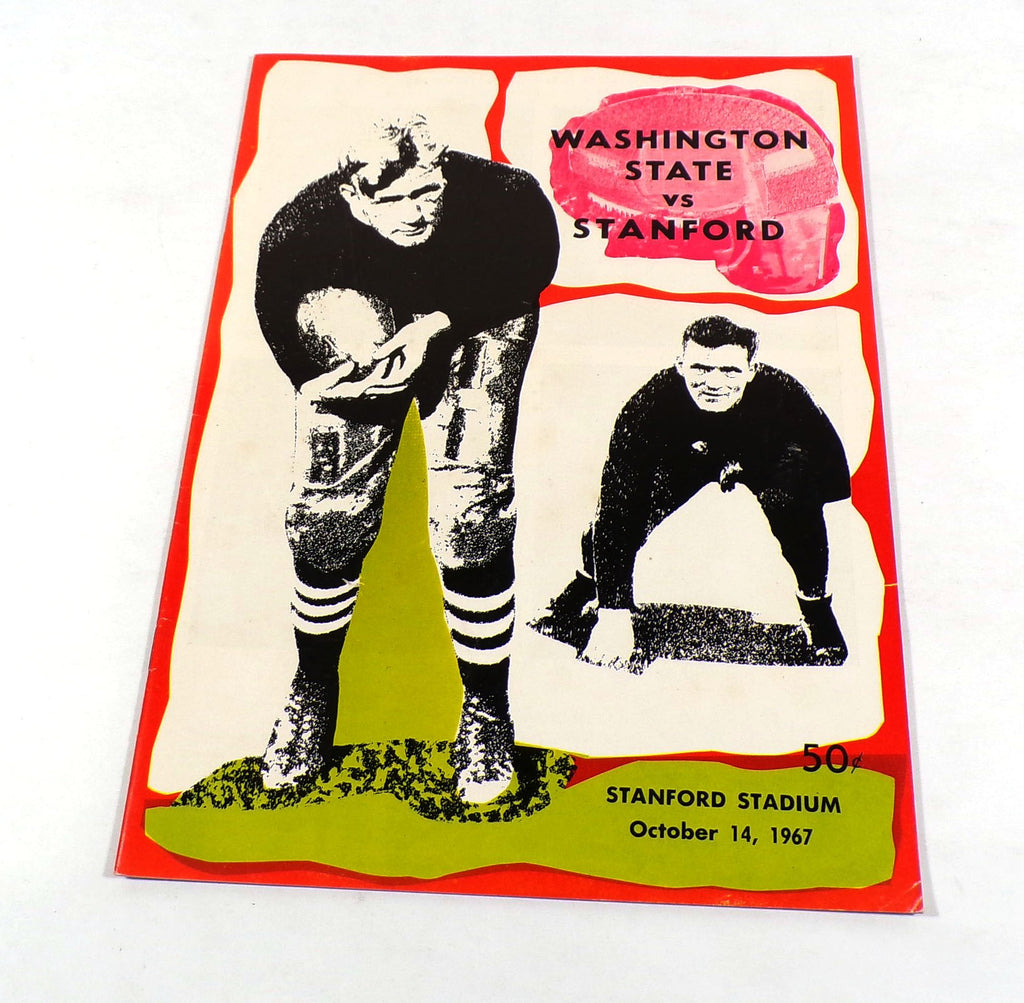 1967 Washington State at Stanford College Football Program 10-14-67