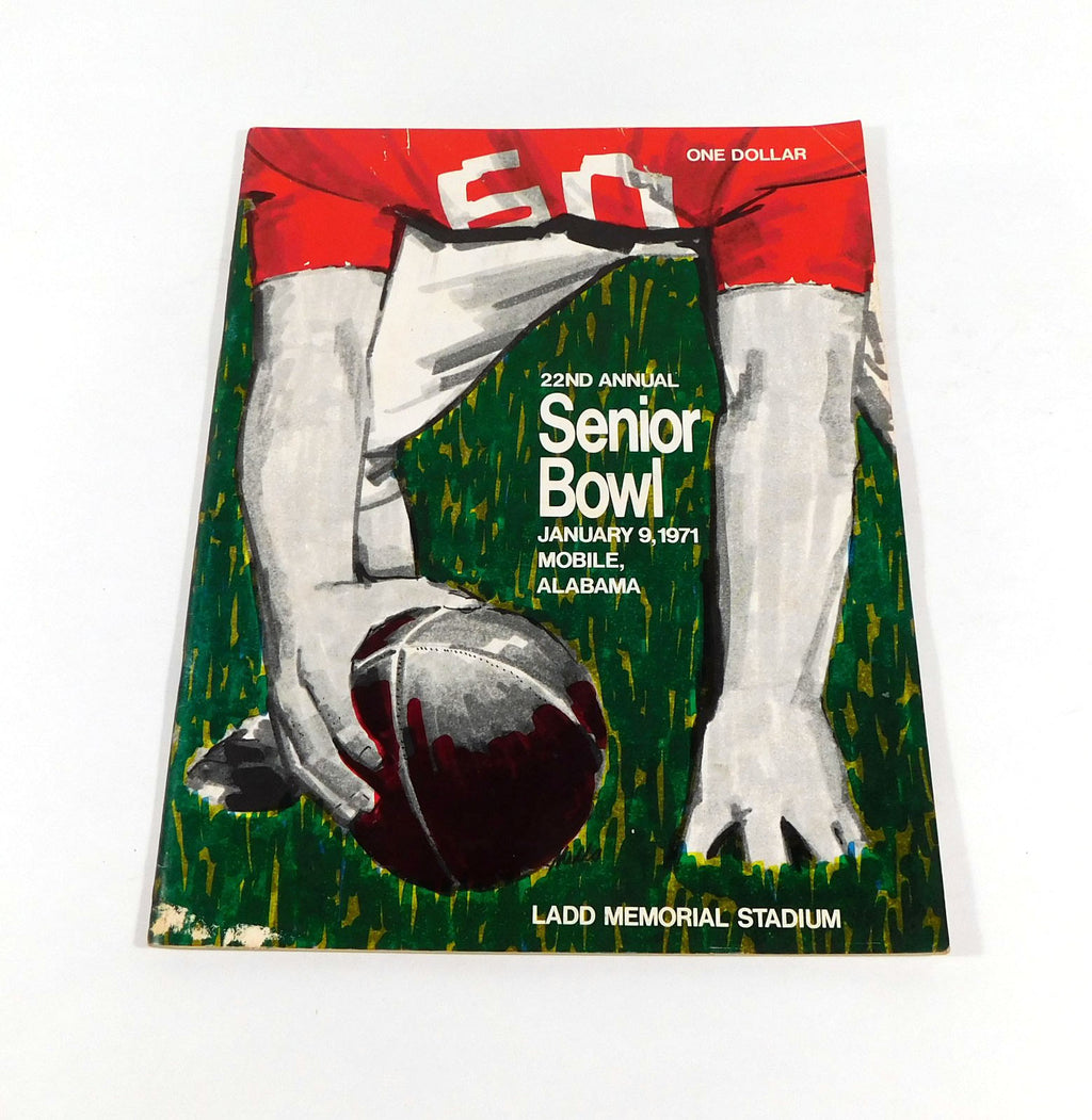 1971 Senior Bowl College Football Program Mobile Alabama 1-9-71 204806