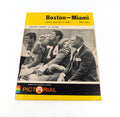 1967 Boston Patriots at Miami Dolphins AFL Football Program 12-17-67 Yellow