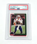 2021 Panini Chronicles Mac Jones Rookie Stars & Stripes Red #STSMJO /199 PSA 9