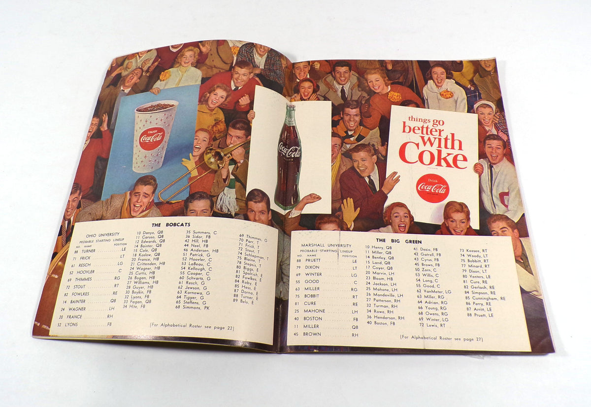 1964 Marshall at Ohio College Football Program 11-21-64 Pic2