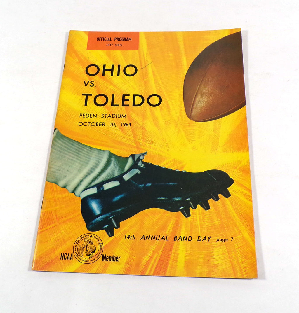 1964 Toledo at Ohio College Football Program 10-10-64