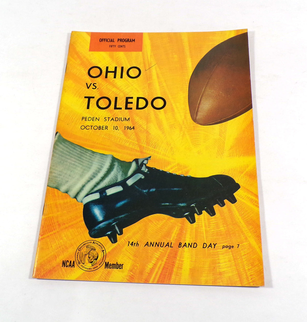 1964 Toledo at Ohio College Football Program 10-10-64