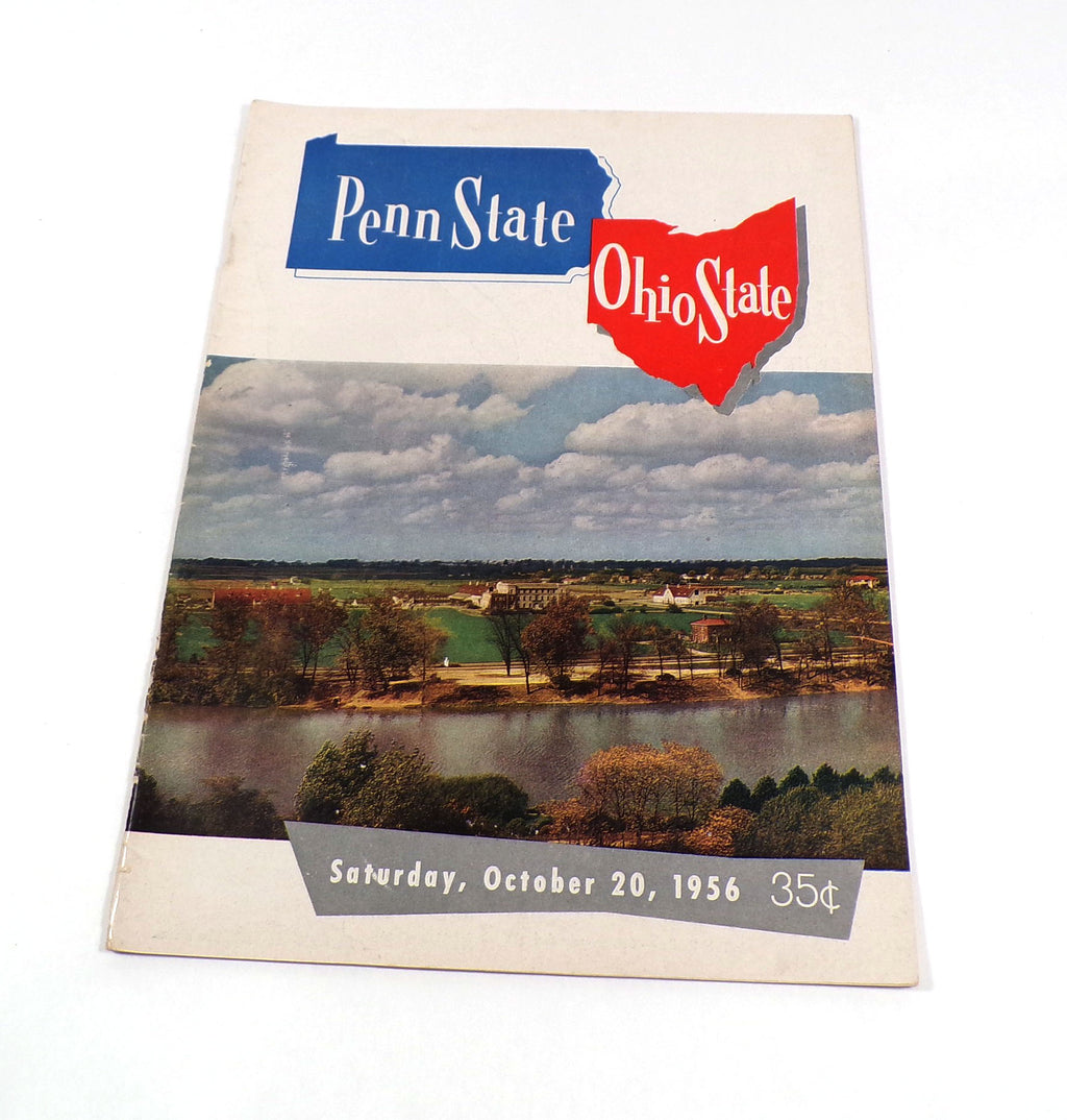 1956 Penn State at Ohio State College Football Program 10-20-56