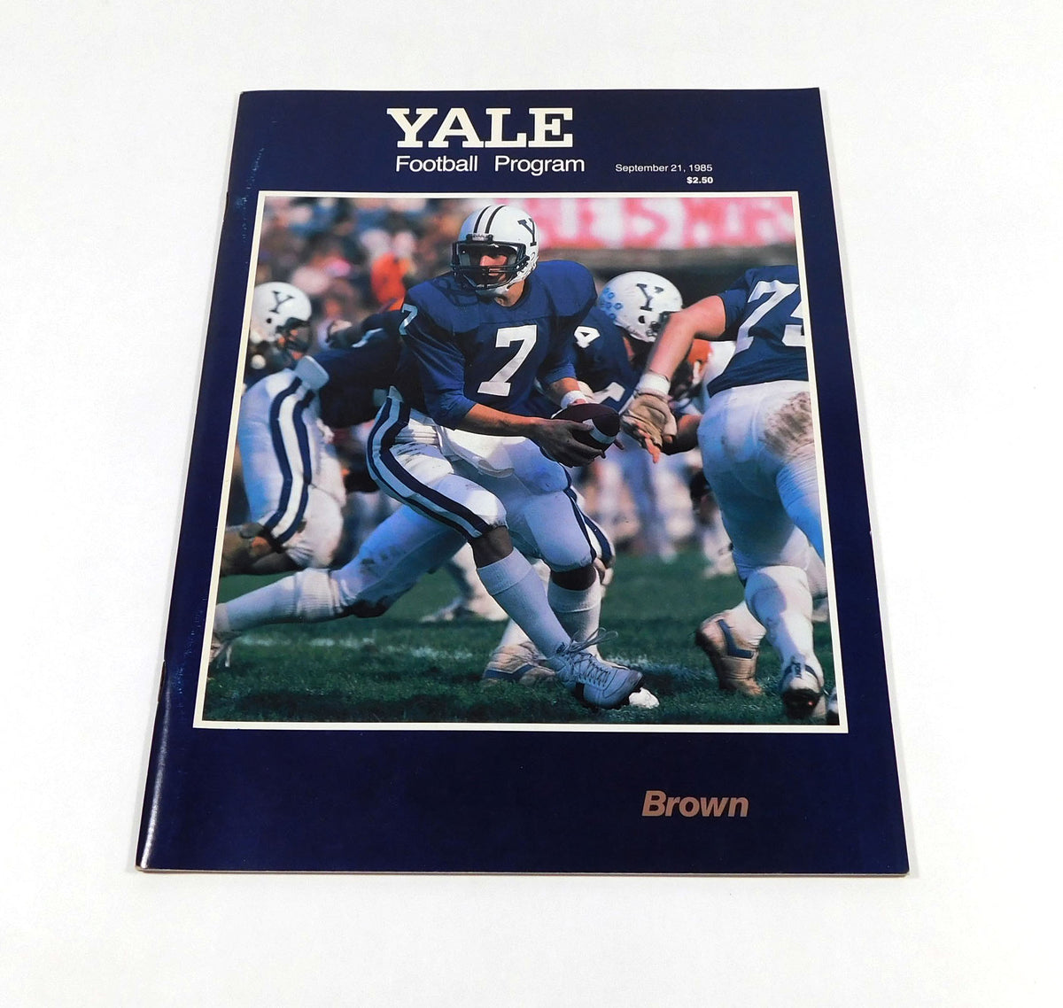 1985 Brown at Yale College Football Program 9-21-85