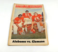 1975 Clemson at Alabama College Football Program 9-20-75