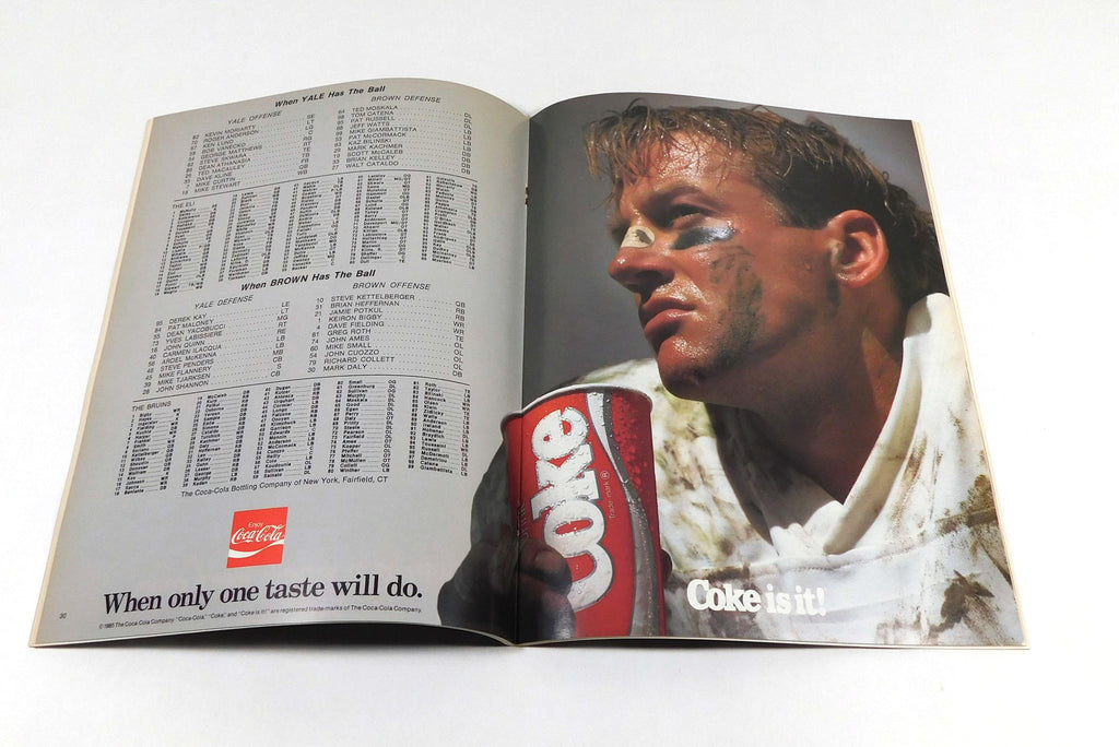 1985 Brown at Yale College Football Program 9-21-85 Pic2
