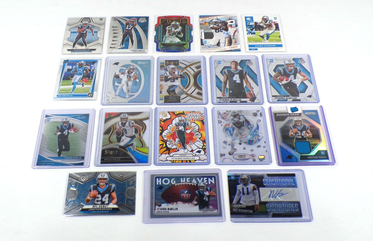 Lot of (35) Assorted 2018-2025 Panini Brands Carolina Panthers Rookies Pic2