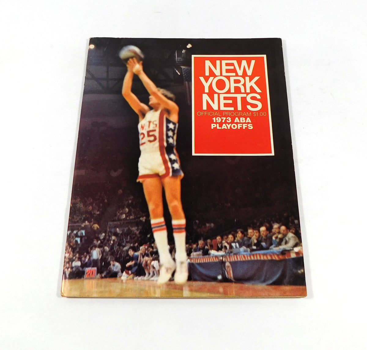 1972-73 Carolina Cougars at New York Nets ABA Basketball Playoff Program
