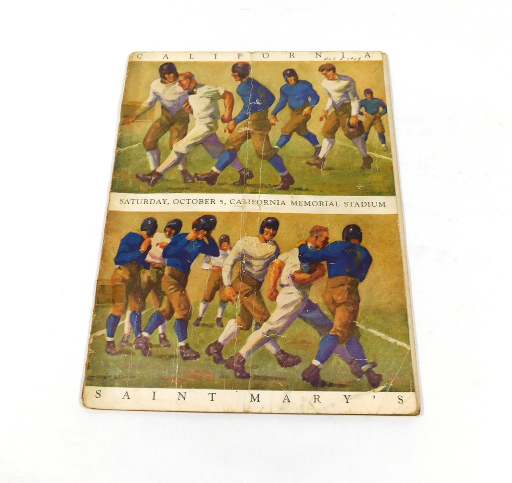 1929 Saint Mary's at California College Football Program 10-5-29