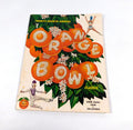 1958 Duke vs Oklahoma Orange Bowl College Football Program 1-1-58