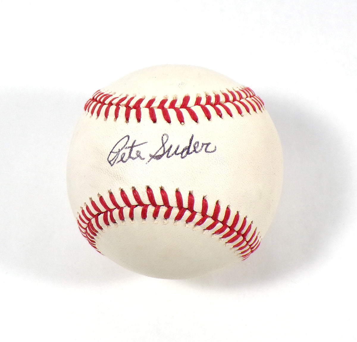 Pete Suder Signed Official OAL Baseball JSA Auto Pic2