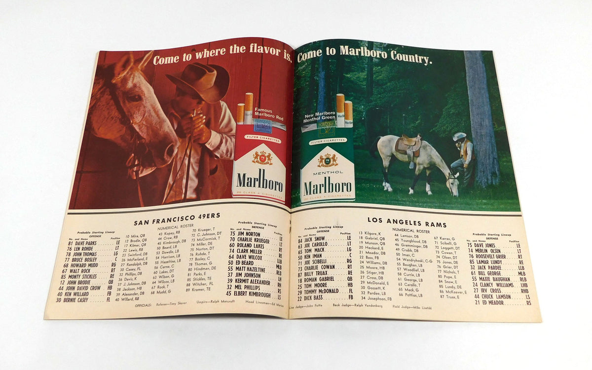1966 Los Angeles Rams at San Francisco 49ers NFL Football Program 11-6-66 Pic2