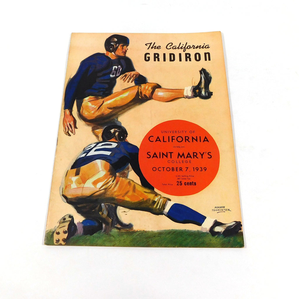1939 Saint Mary's at California College Football Program 10-7-39