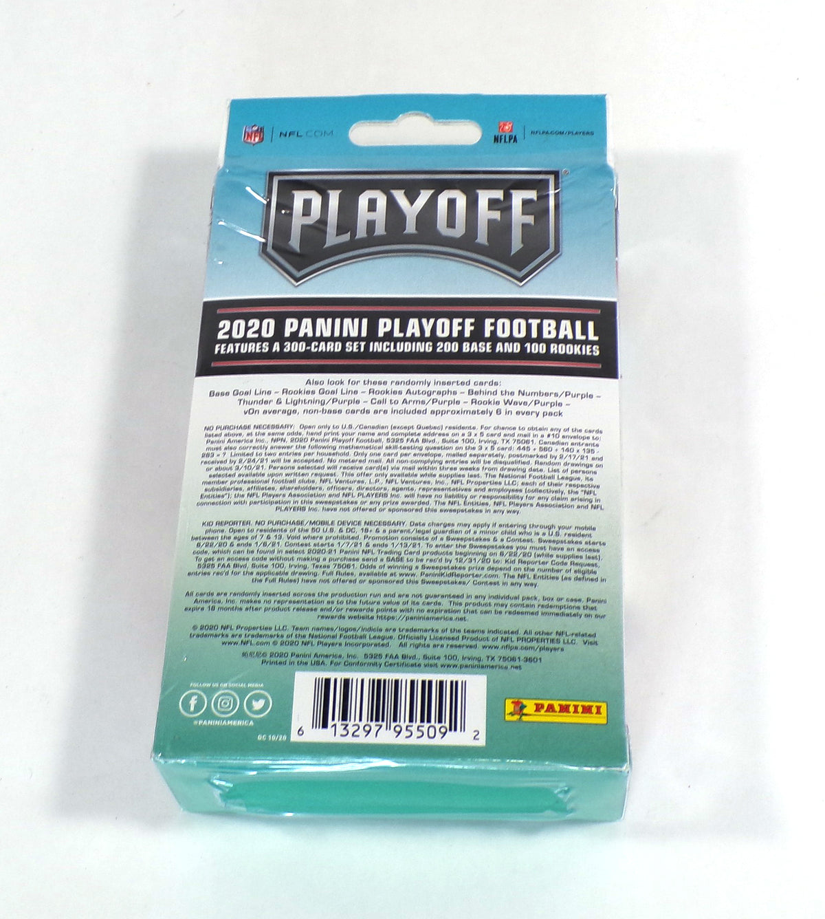 2020 Panini Playoff Football Hanger Box Sealed (60 Cards) Pic2