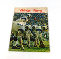 1968 Los Angeles Rams at Minnesota Vikings NFL Football Program 12-1-68