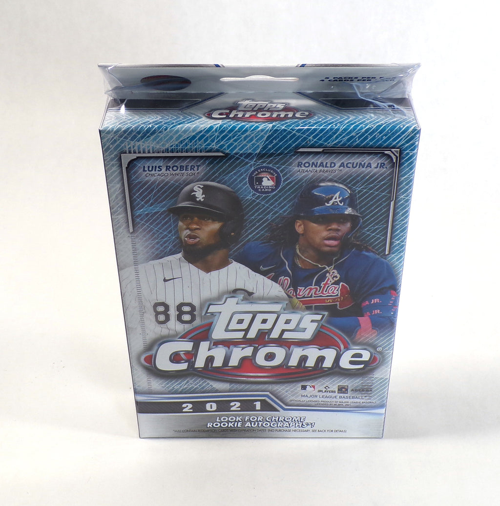 2021 Topps Chrome Baseball Hanger Box Sealed (5 Packs)