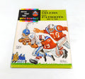 1966 Houston Oilers at Boston Patriots AFL Football Program 11-13-66