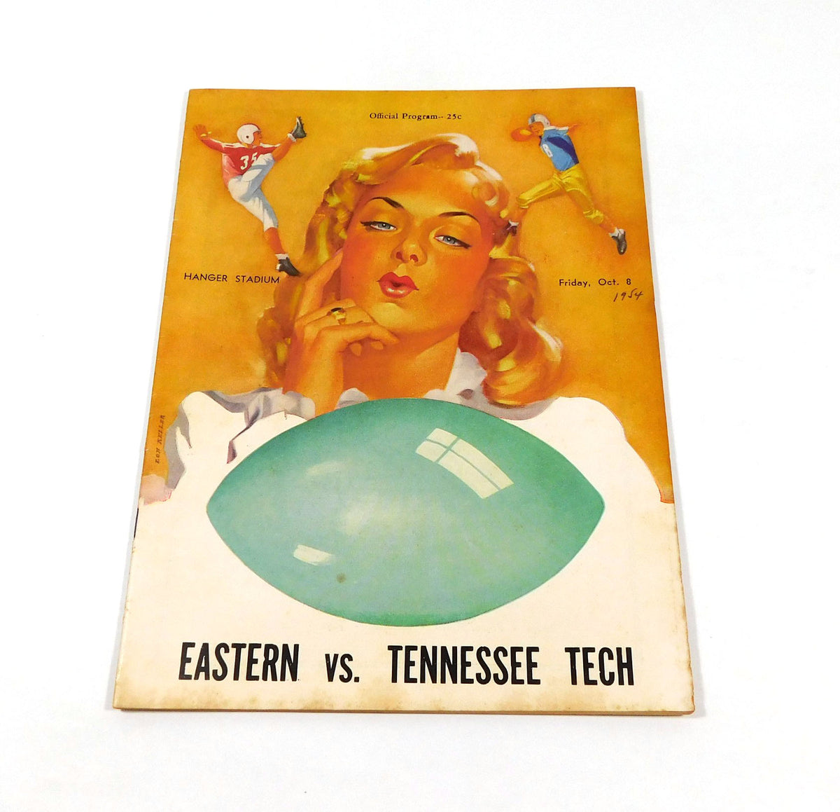 1954 Tennessee Tech at Eastern Kentucky College Football Program 10-8-54