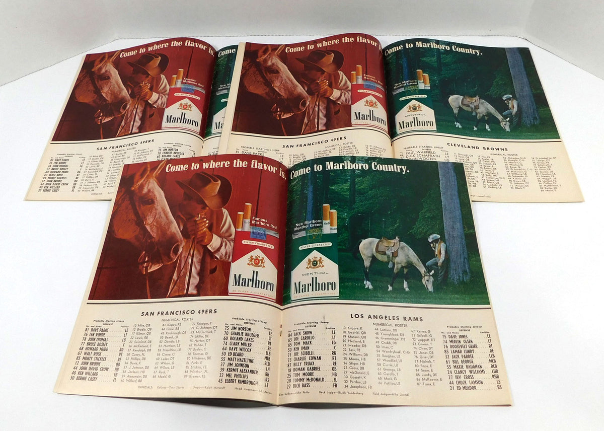 Lot of (3) Different 1966 San Francisco 49ers NFL Football Programs DA065796 Pic2