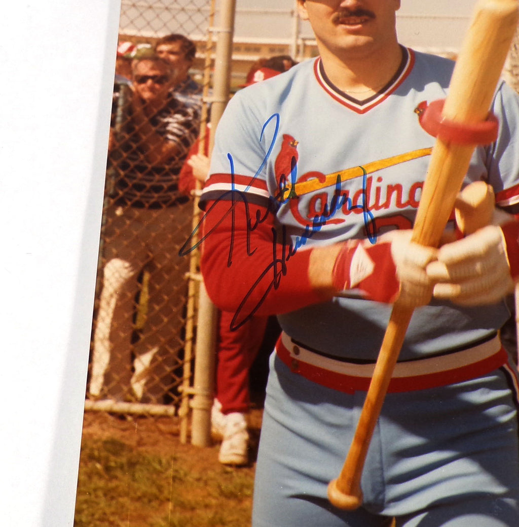 Keith Hernandez Signed 8 x 10 Color Photo Cardinals JSA Auto Pic2