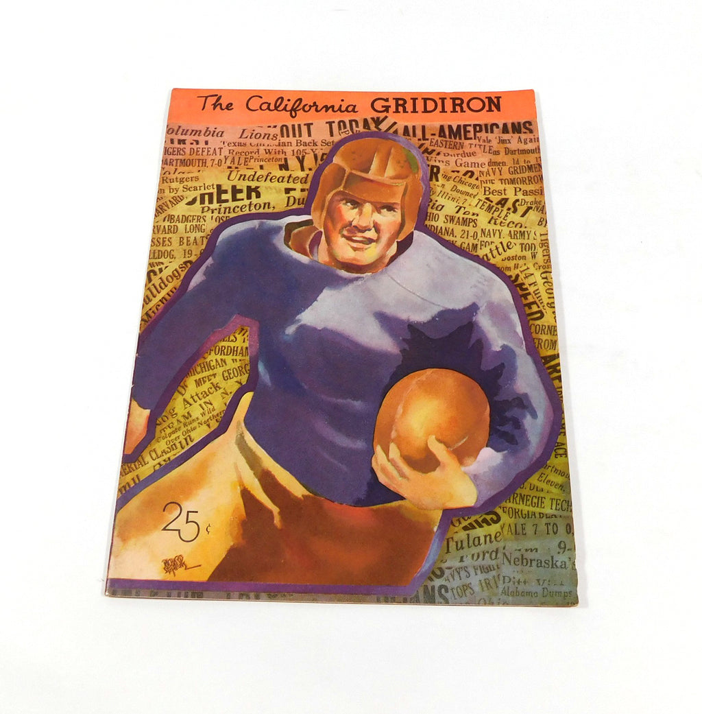 1934 UCLA at California College Football Program 10-20-34
