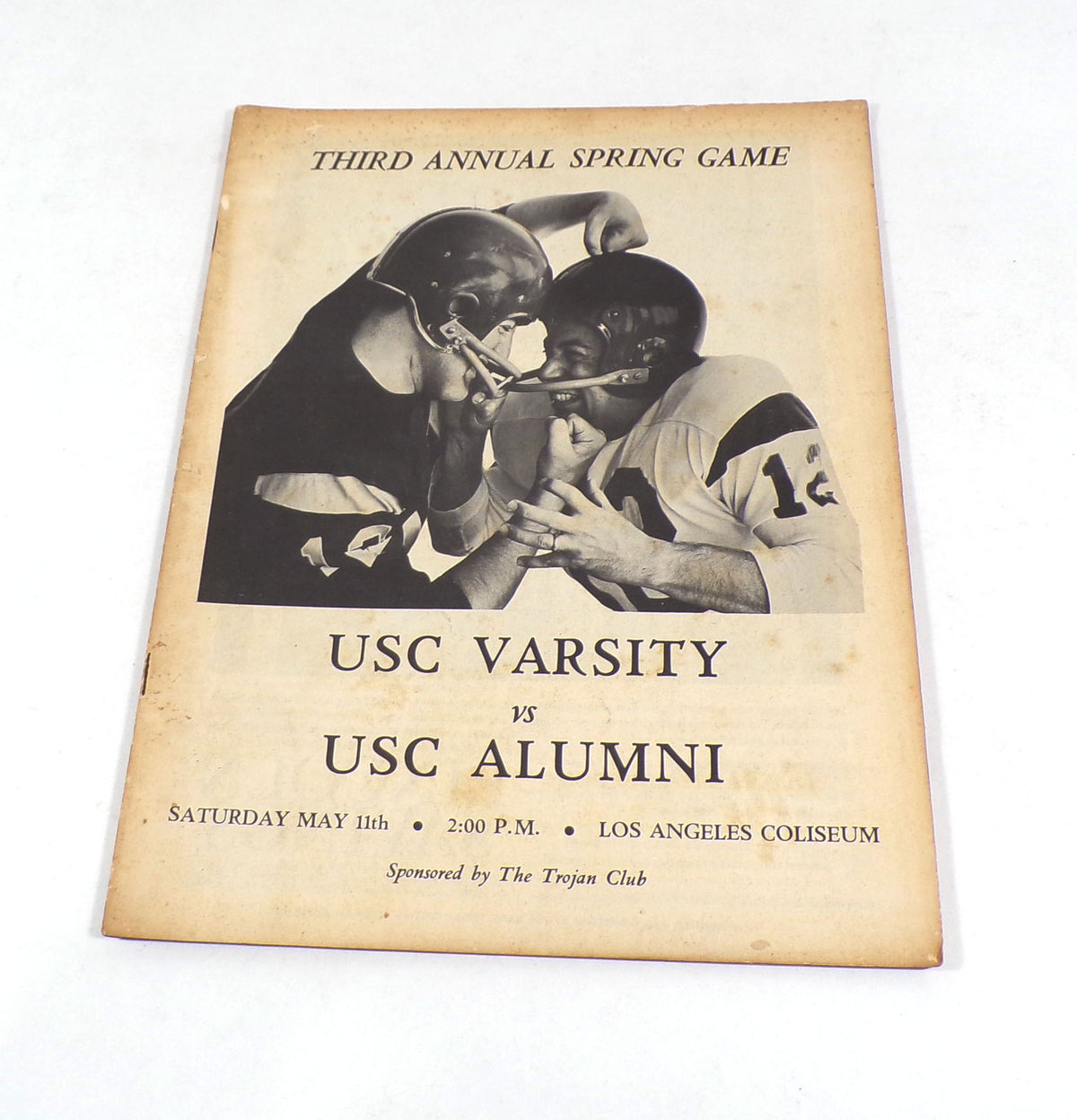 1962 USC Varsity vs USC Alumni College Football Program 5-11-62 LA Coliseum