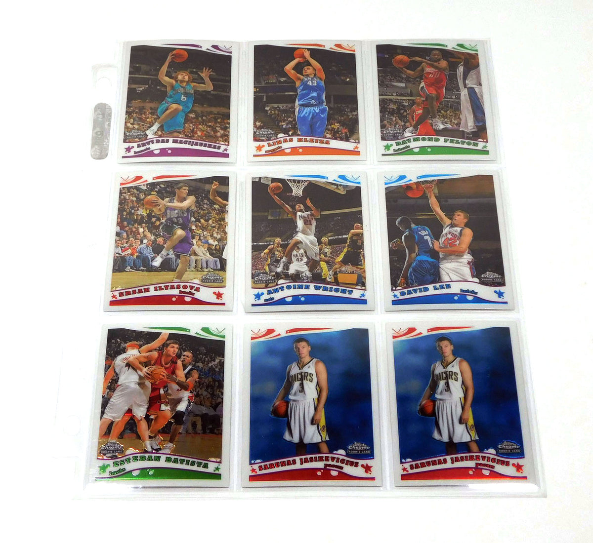 Lot of (60+) Assorted 2005-06 Basketball Rookies Topps Chrome ++ Pic2
