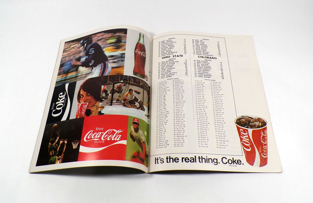 1971 Colorado at Ohio State College Football Program 9-25-71 Pic2