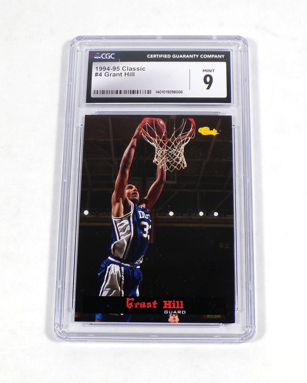 1994-95 Classic Grant Hill Rookie #4 Pistons CGC 9
