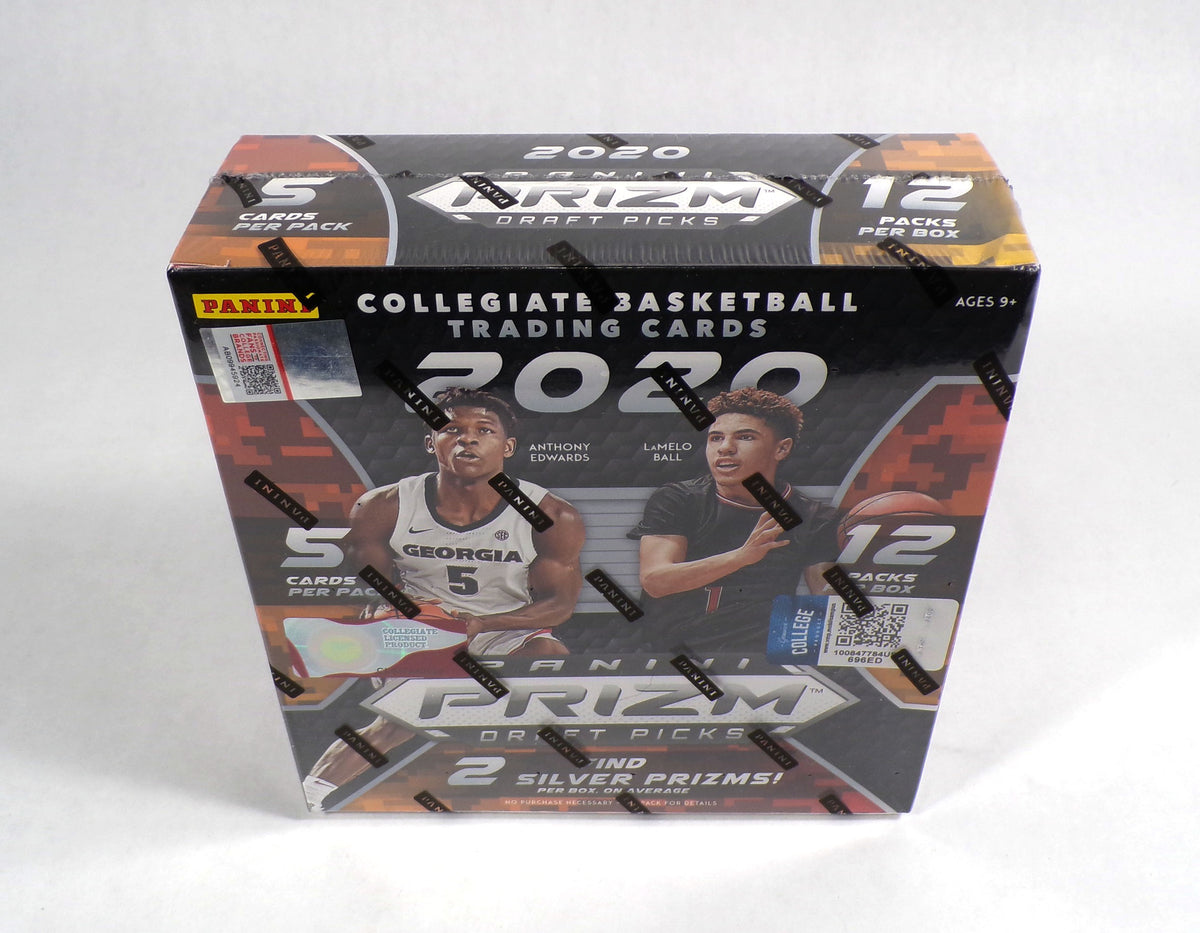 2020-21 Panini Prizm Draft Picks Basketball Mega Box Sealed (12 Packs) Pink Ice