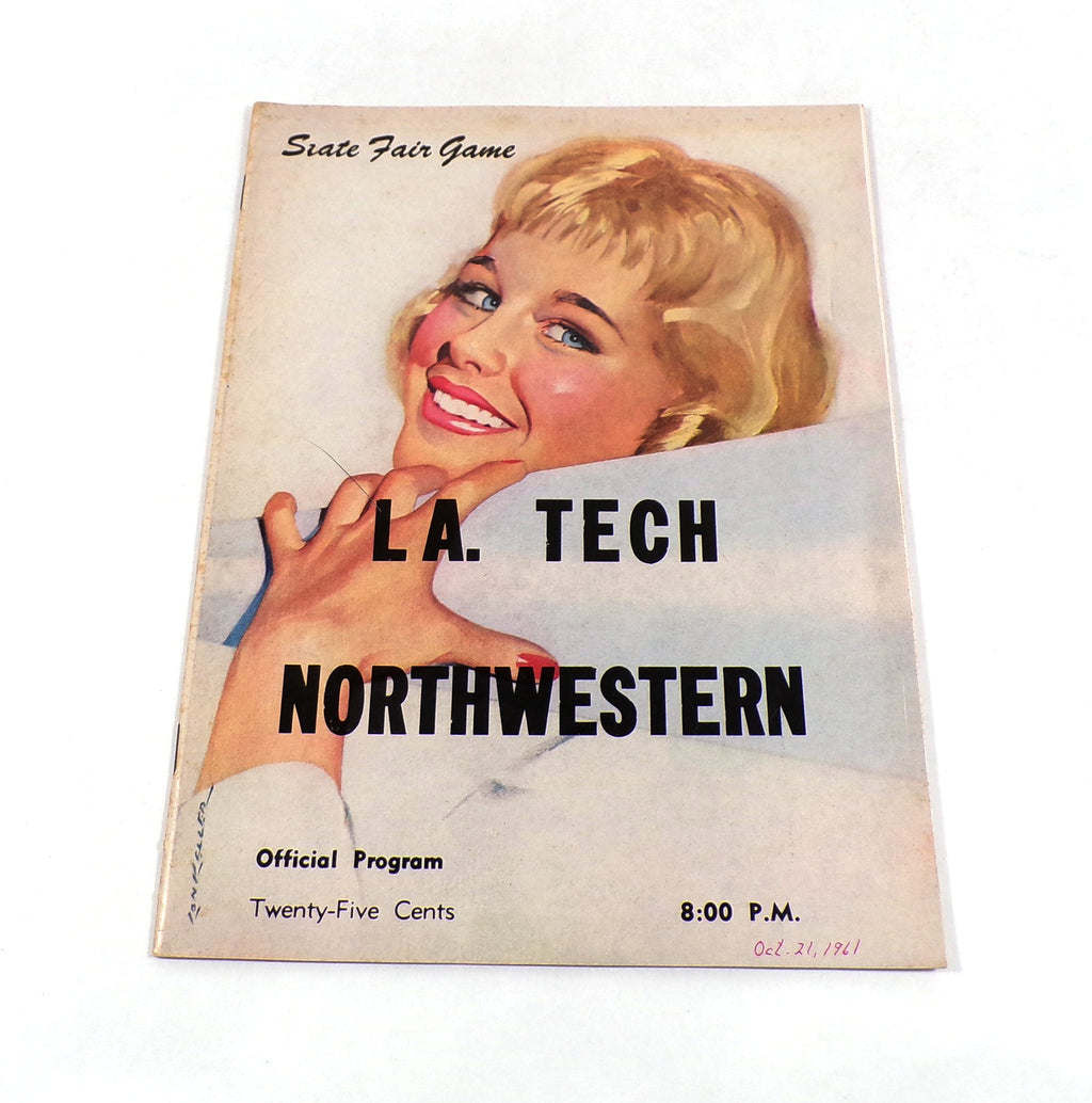 1961 Northwestern Louisiana vs Louisiana Tech College Football Program 10-21-61