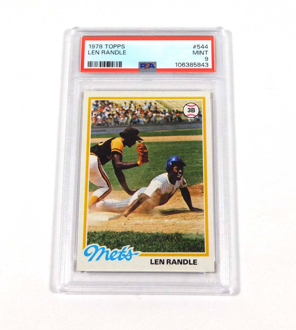 1978 Topps Len Randle #544 Mets PSA 9