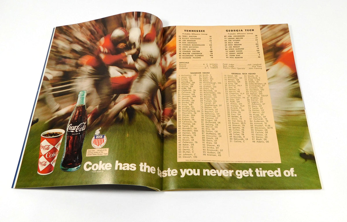 1967 Georgia Tech at Tennessee College Football Program 10-14-67 Pic2