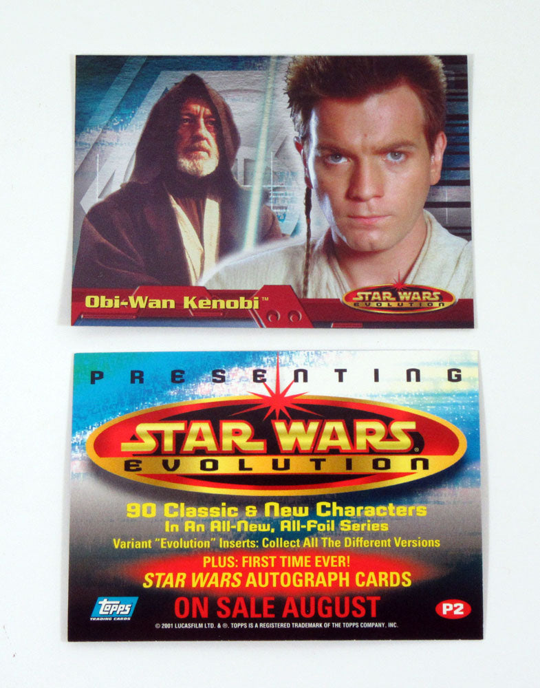 2001 Topps Star Wars Evolution Promo Card (P2) Nm/Mt