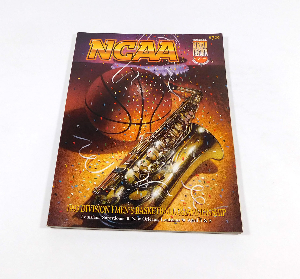 1992-93 NCAA Basketball Tournament Final Four Program North Carolina Champions