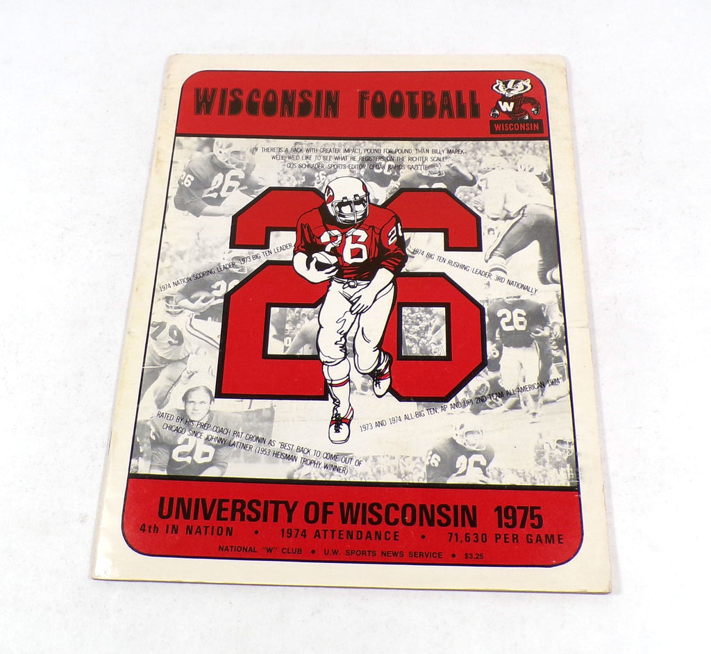 1975 Wisconsin College Football Media Guide