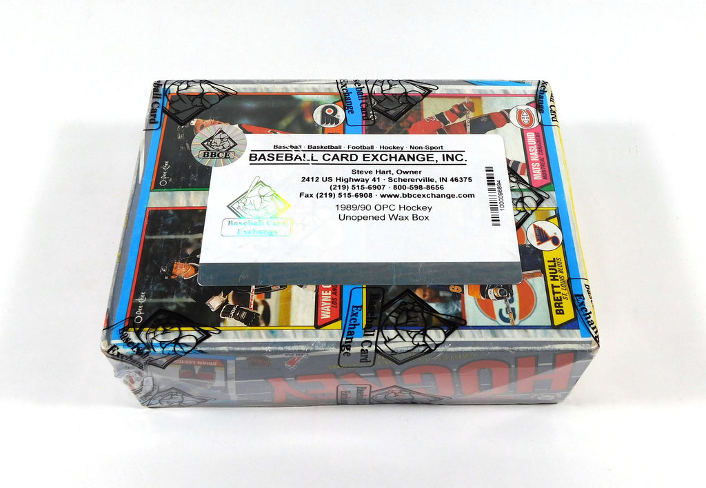 1989-90 OPC O-Pee-Chee Hockey Wax Box (48 Packs) BBCE Wrapped Pic2