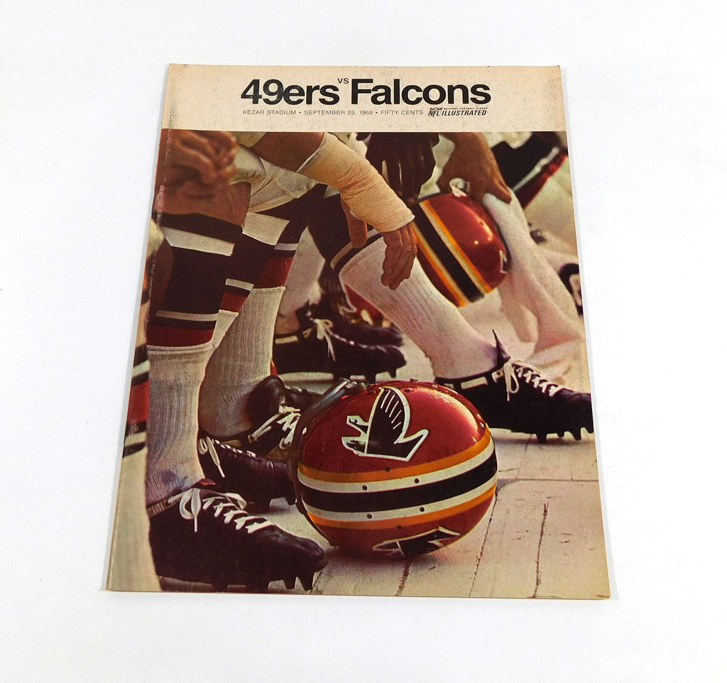 1968 Atlanta Falcons at San Francisco 49ers NFL Football Program 9-29-68
