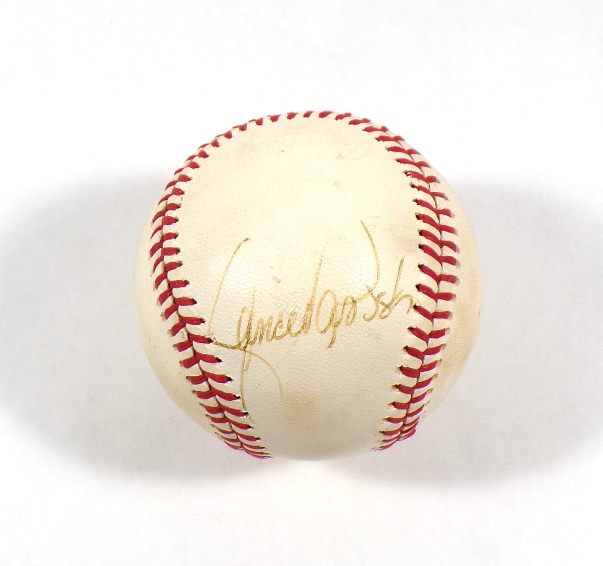 Lance Parrish Signed Baseball Tigers Auto