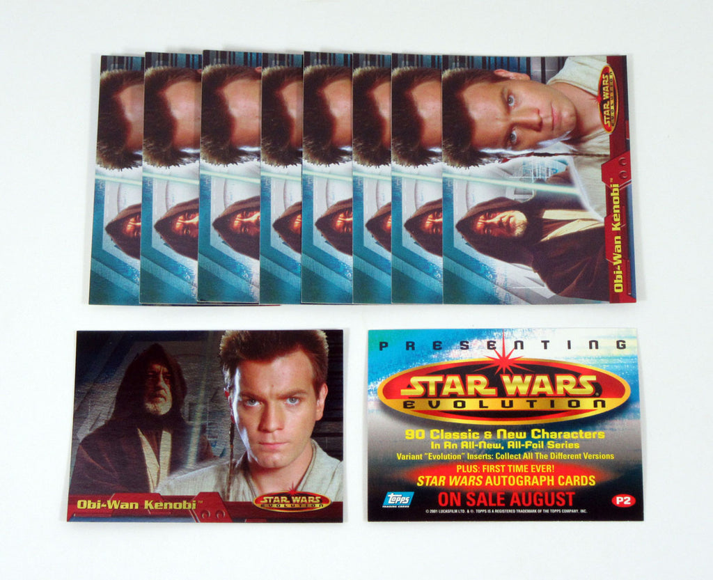 Lot of (10) 2001 Topps Star Wars Evolution Promo Card (P2) Nm/Mt